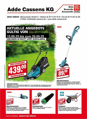 Titelseite: Aktuelle Angebote