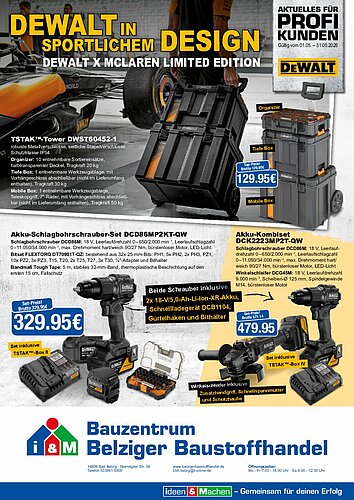 Titelseite: Dewalt – Profiangebote im Mai