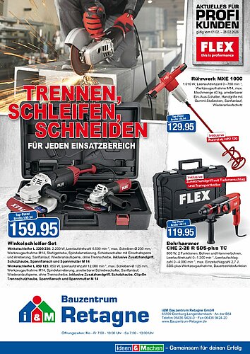 Titelseite: Flex – Profiangebote im Februar