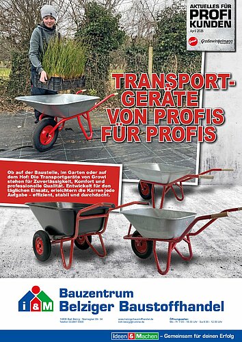 Titelseite: Großewinkelmann – Profiangebote im April