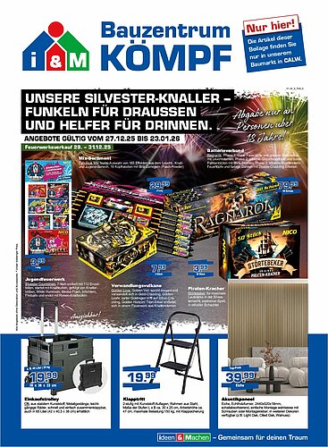 Titelseite: Unsere Angebote in Calw