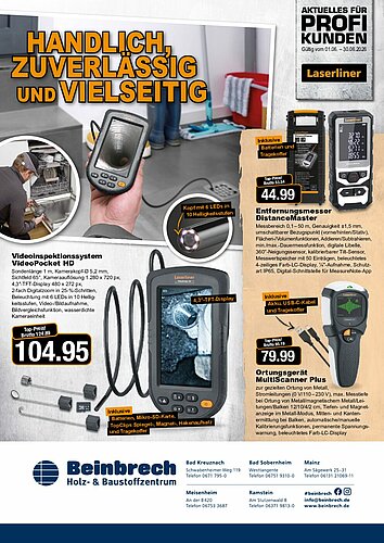 Titelseite: Laserliner – Profiangebote im Juni