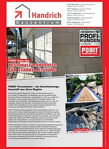 Titelseite: Porit – Profiangebote im September