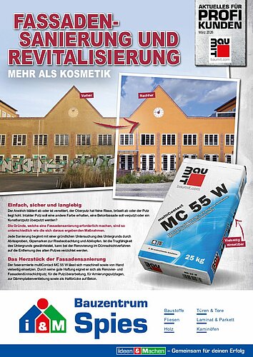 Titelseite: Baumit – Profiangebote im März