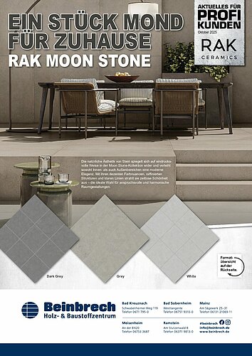 Titelseite: RAK Ceramics – Profiangebote im Oktober