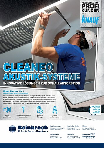 Titelseite: Knauf Gips – Profiangebote im Juni