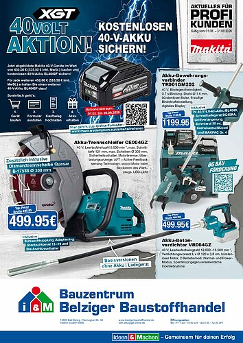 Titelseite: Makita - Profiangebote im August