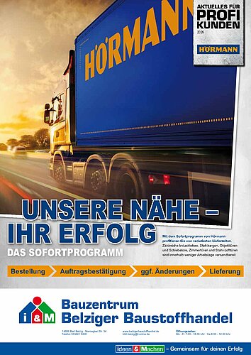 Titelseite: Hörmann – Profiangebote im September
