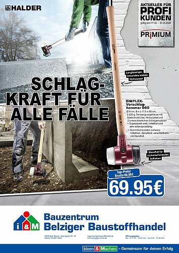 Titelseite: Primium – Profiangebote im April