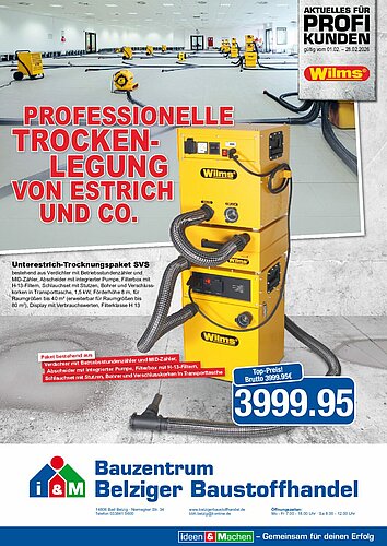 Titelseite: Wilms – Profiangebote im Februar