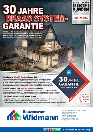 Titelseite: Braas – Profiangebote im Mai