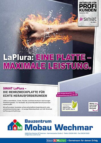 Titelseite: Siniat – Profiangebote im September