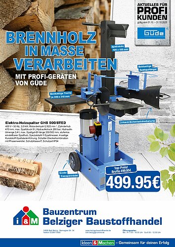 Titelseite: Güde – Profiangebote im Oktober