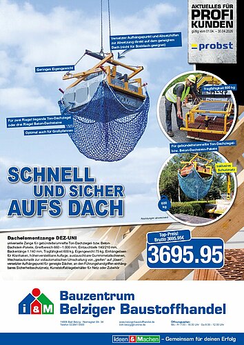 Titelseite: Probst – Profiangebote im April
