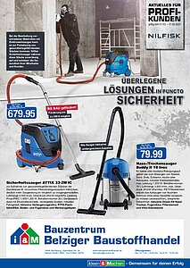 Titelseite: Nilfisk – Profiangebote im März