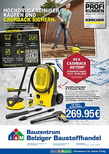 Titelseite: Kärcher – Profiangebote im April