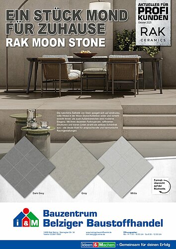 Titelseite: RAK Ceramics – Profiangebote im Oktober