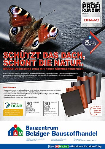Titelseite: BRAAS – Profiangebote im Mai