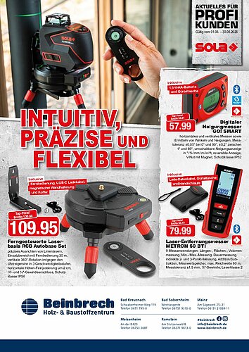 Titelseite: SOLA – Profiangebote im Juni