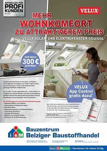Titelseite: Velux – Profiangebote im Mai