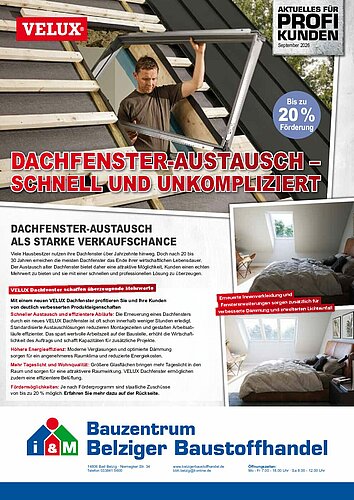 Titelseite: VELUX – Profiangebote im September