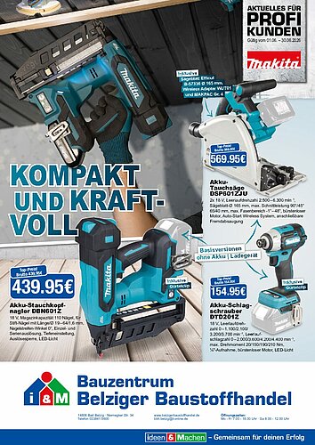 Titelseite: Makita – Profiangebote im Juni